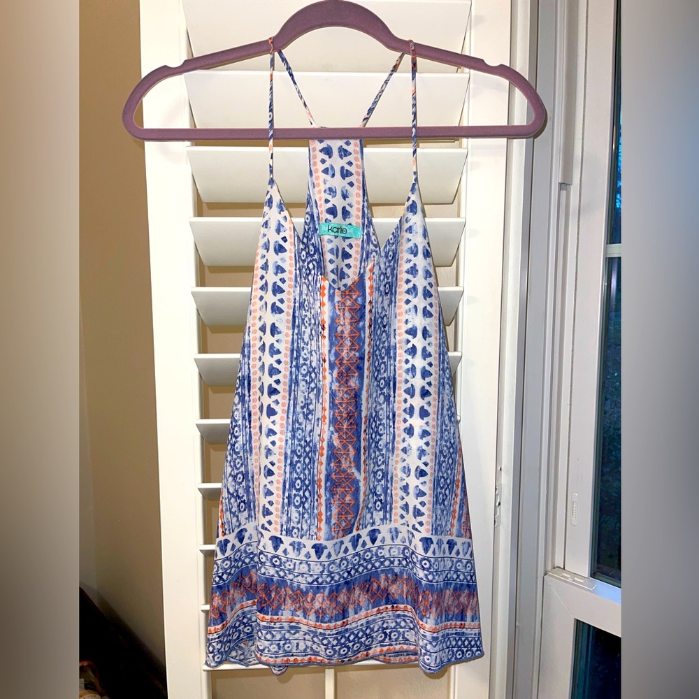 Size small, Aztec print top, Karlie brand